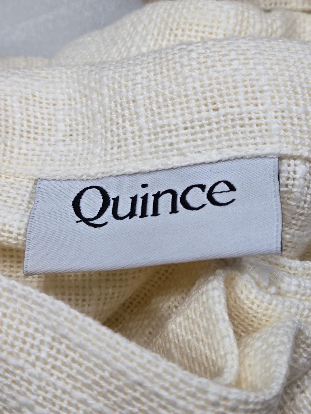 NWT QUINCE Set Of 4 48x84 Cotton Sheer Curtains Ivory 9751